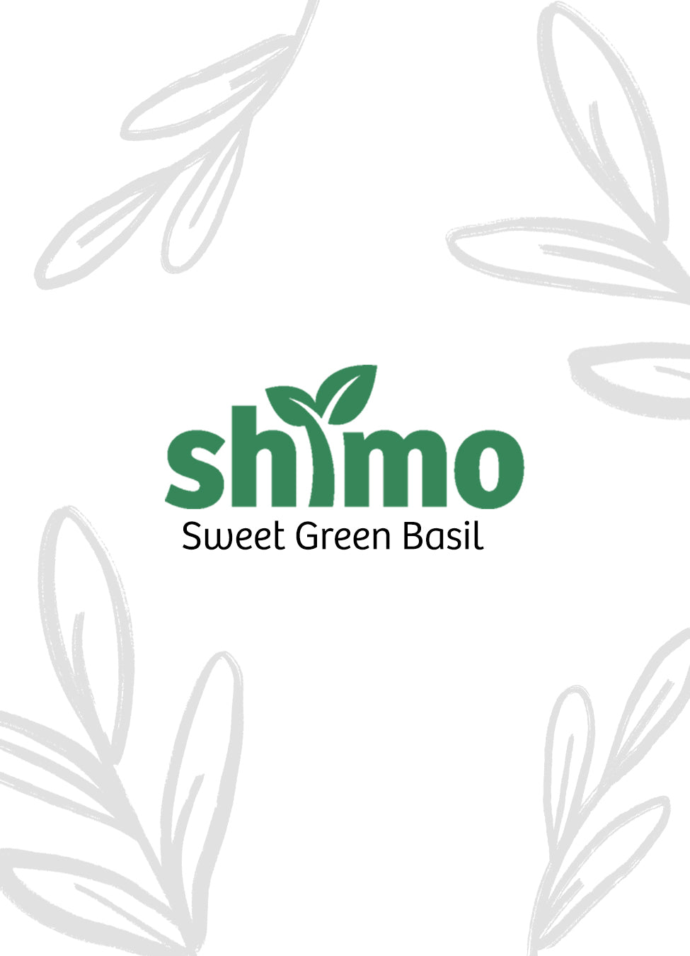 Shimo Basil Seed Packet